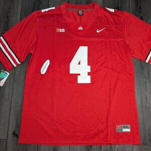 Jeremiah Smith #4 Ohio State Buckeyes Red Jersey Stitched Size XXXL 3XL